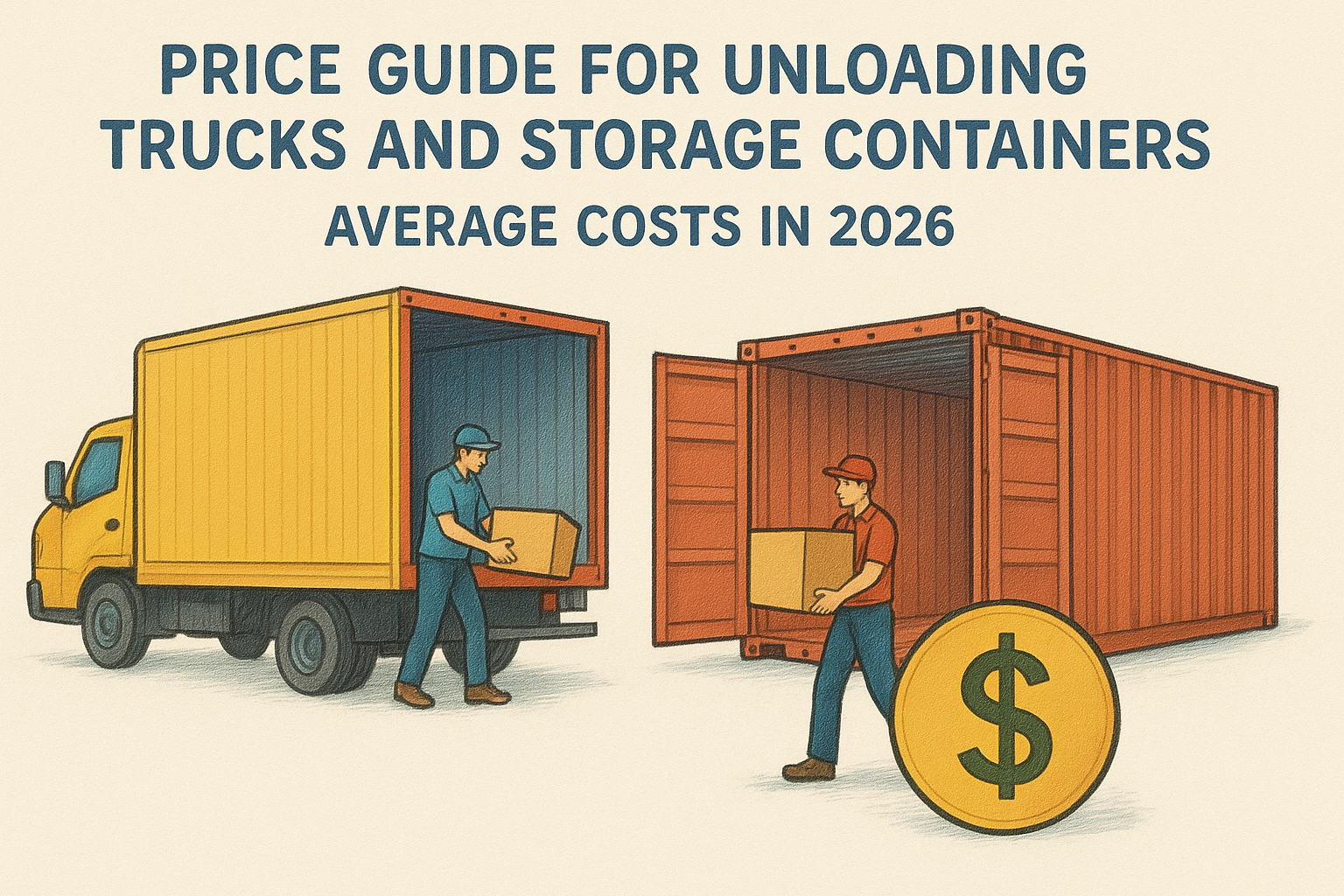 Price Guide for Unloading Trucks and Storage Containers: Average Costs ...